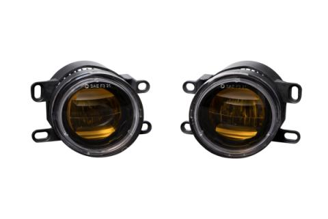 Elite Series Fog Lamps for 2012-2014 Lexus IS250C A/T Convertible Pair Yellow 3000K Diode Dynamics