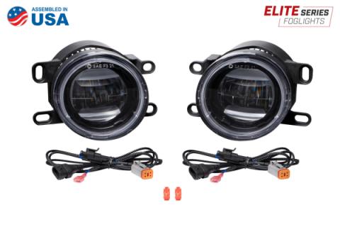 Elite Series Fog Lamps for 2013-2015 Lexus IS350C Pair Yellow 3000K Diode Dynamics