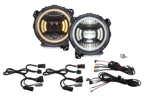 Elite Max LED Headlamps for 2018-Present Jeep JL Wrangler and 2020-Present Jeep Gladiator Diode Dynamics