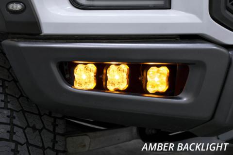 SS3 LED Fog Light Kit for 2017-2020 Ford Raptor White Pro Diode Dynamics