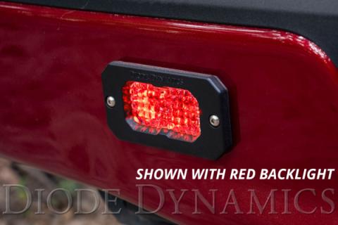 Stage Series 2 Inch LED Pod, Sport White Flood Flush RBL Each