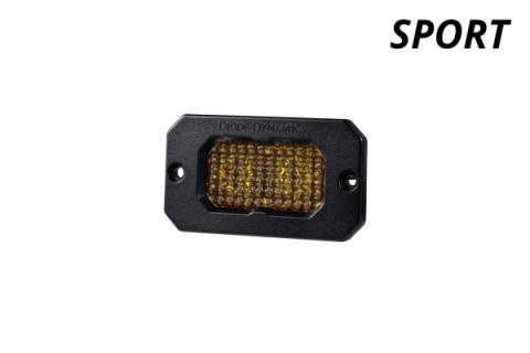 Stage Series 2 Inch LED Pod, Sport Yellow Flood Flush ABL Each