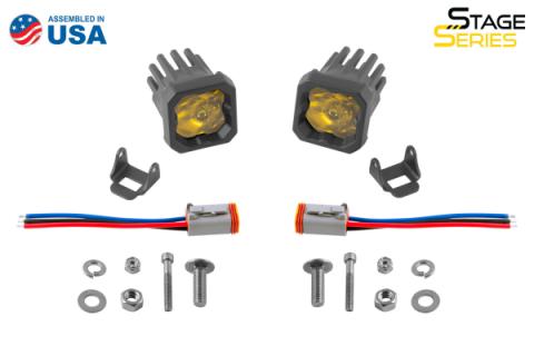 Stage Series C1 LED Pod Sport Yellow Flood Standard ABL Pair Diode Dynamics