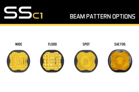 Stage Series C1 Lens SAE Fog Yellow Diode Dynamics
