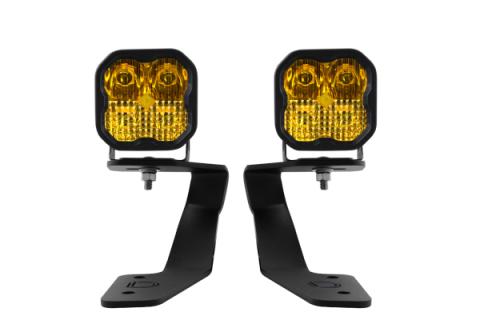 SS3 LED Ditch Light Kit for 2018-2021 Subaru Crosstrek, Sport Yellow Combo Diode Dynamics