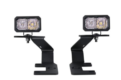 Stage Series 2in LED Ditch Light Kit for 2015-2021 GMC Canyon, Pro White Combo