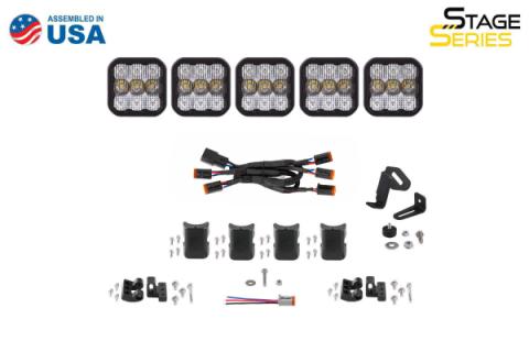 SS5 Sport Universal CrossLink 5-Pod Lightbar White Combo Diode Dynamics