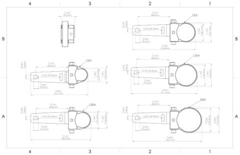Stage Series 1 inch Roll Bar Mount Kit Diode Dynamics