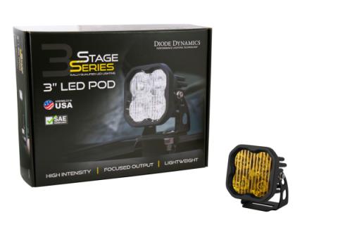 SS3 Pro ABL Yellow Driving Standard Single Diode Dynamics