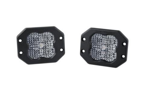 SS3 Sport RBL White Flood Flush Pair Diode Dynamics