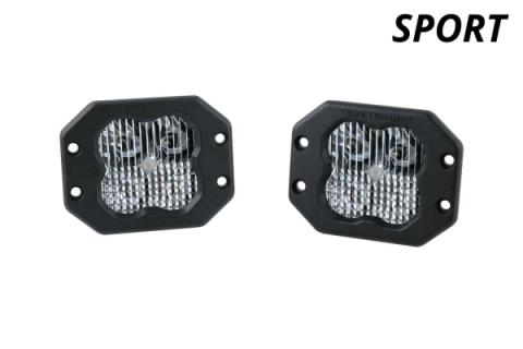SS3 Sport RBL White Flood Flush Pair Diode Dynamics