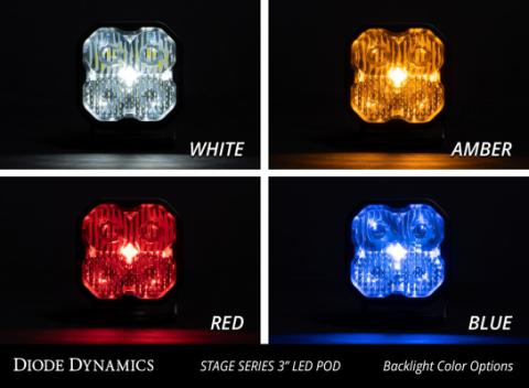 SS3 Sport RBL White Combo Flush Single Diode Dynamics