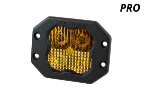 SS3 Pro ABL Yellow SAE Fog Flush Single Diode Dynamics