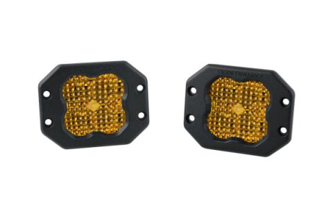 SS3 Pro ABL Yellow Flood Flush Pair Diode Dynamics