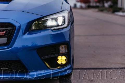 SS3 LED Fog Light Kit for 2015-2017 Subaru WRX/STi  White SAE Fog Sport w/ Backlight Diode Dynamics