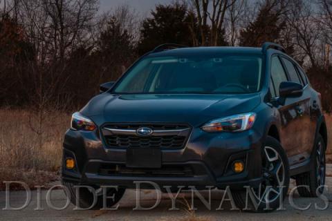 SS3 LED Fog Light Kit for 2016-2021 Subaru Crosstrek White SAE Fog Sport w/ Backlight Diode Dynamics