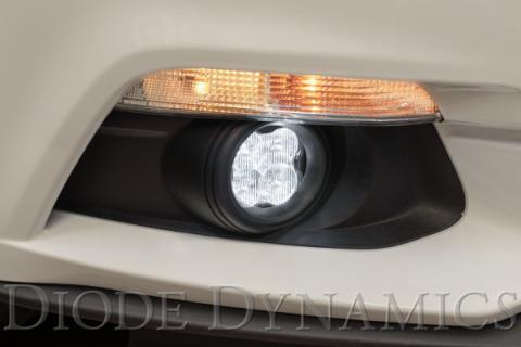 SS3 LED Fog Light Kit for 2015-2017 Ford Mustang Yellow SAE Fog Pro w/ Backlight Diode Dynamics