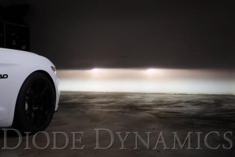 SS3 LED Fog Light Kit for 2015-2017 Ford Mustang Yellow SAE Fog Pro w/ Backlight Diode Dynamics