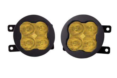SS3 LED Fog Light Kit for 2013-2016 Honda CR-Z Yellow SAE Fog Pro w/ Backlight Diode Dynamics