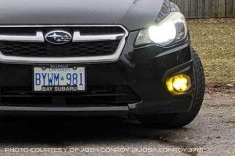 SS3 LED Fog Light Kit for 2012-2014 Subaru Impreza White SAE Fog Max w/ Backlight Diode Dynamics