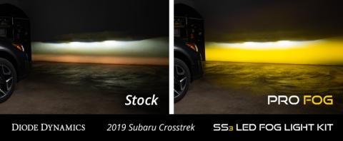 SS3 LED Fog Light Kit for 2016-2021 Subaru Crosstrek White SAE Fog Max w/ Backlight Diode Dynamics