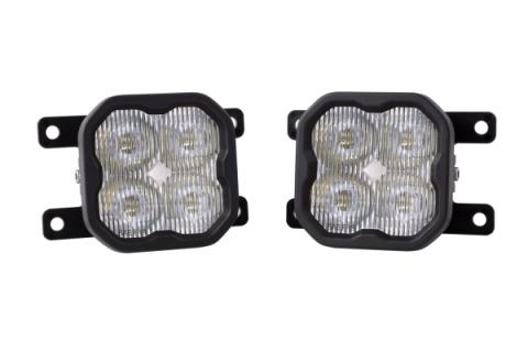 SS3 LED Fog Light Kit for 2019-2021 Ram 1500 (non-LED) White SAE Fog Sport w/ Backlight Diode Dynamics
