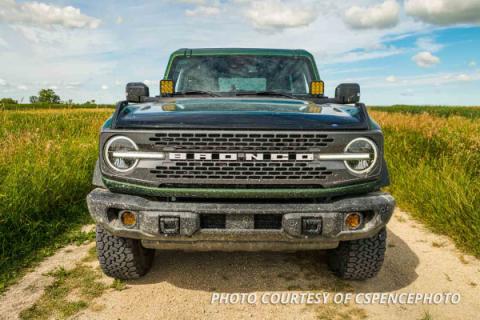 SS3 LED Fog Light Kit for 2021 Ford Bronco (w/ Standard Bumper) Yellow SAE Fog Sport w/ Backlight Diode Dynamics