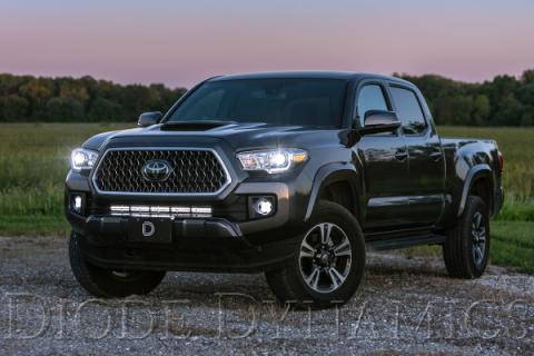 SS3 LED Fog Light Kit for 2016-2021 Toyota Tacoma White SAE Fog Pro w/ Backlight Diode Dynamics