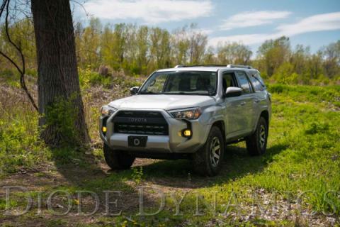 SS3 LED Fog Light Kit for 2010-2021 Toyota 4Runner Yellow SAE Fog Pro w/ Backlight Diode Dynamics