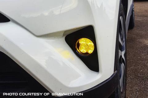 SS3 LED Fog Light Kit for 2006-2012 Toyota RAV4 Yellow SAE Fog Pro w/ Backlight Diode Dynamics