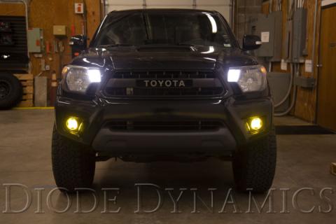 SS3 LED Fog Light Kit for 2012-2015 Toyota Tacoma Yellow SAE Fog Pro w/ Backlight Diode Dynamics