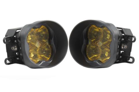 SS3 LED Fog Light Kit for 2010-2021 Toyota 4Runner Yellow SAE Fog Max w/ Backlight Diode Dynamics