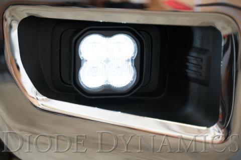 SS3 LED Fog Light Kit for 2017-2021 Ford Super Duty Yellow SAE Fog Max w/ Backlight Diode Dynamics