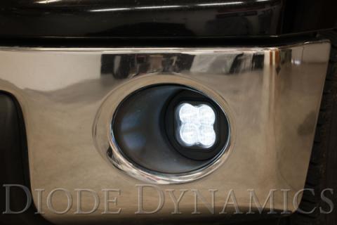 SS3 LED Fog Light Kit for 2007-2013 Toyota Tundra Yellow SAE Fog Sport w/ Backlight Diode Dynamics