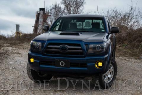 SS3 LED Fog Light Kit for 2005-2011 Toyota Tacoma Yellow SAE Fog Max w/ Backlight Diode Dynamics