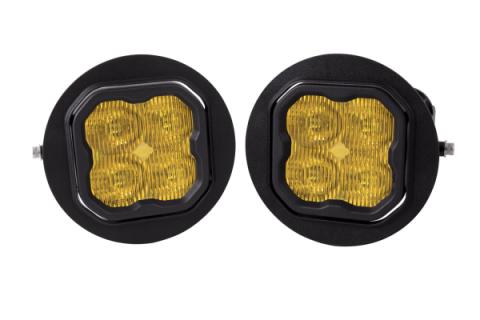 SS3 LED Fog Light Kit for 2007-2013 Toyota Tundra Yellow SAE Fog Max w/ Backlight Diode Dynamics