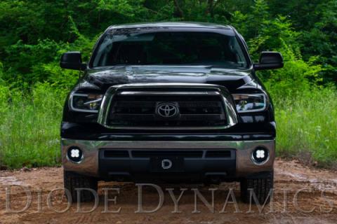 SS3 LED Fog Light Kit for 2007-2013 Toyota Tundra Yellow SAE Fog Max w/ Backlight Diode Dynamics