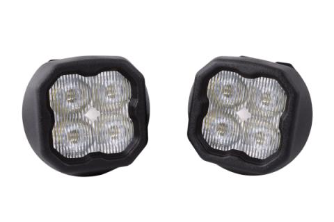 SS3 LED Fog Light Kit for 2007-2013 Chevrolet Avalanche White SAE Fog Max w/ Backlight Diode Dynamics