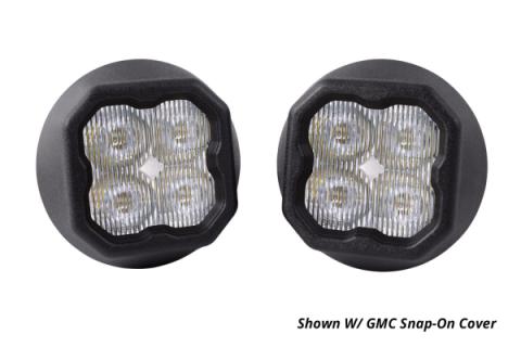 SS3 LED Fog Light Kit for 2012-2018 Chevrolet Sonic White SAE Fog Max w/ Backlight Diode Dynamics