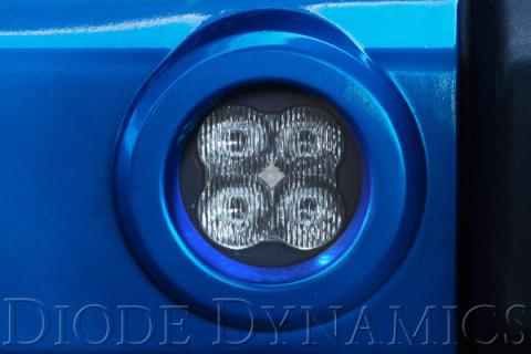 SS3 LED Fog Light Kit for 2005-2010 Chrysler 300 White SAE Fog Sport w/ Backlight Type M Bracket Kit Diode Dynamics