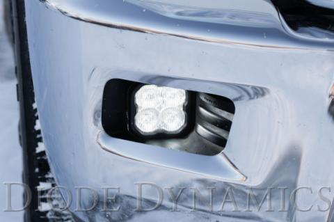 SS3 LED Fog Light Kit for 2010-2018 Ram 2500/3500 White SAE Fog Pro w/ Backlight Diode Dynamics