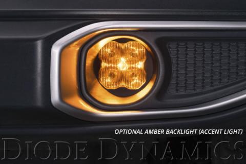 SS3 LED Fog Light Kit for 2009-2012 Ram 1500 Yellow SAE Fog Pro w/ Backlight Diode Dynamics