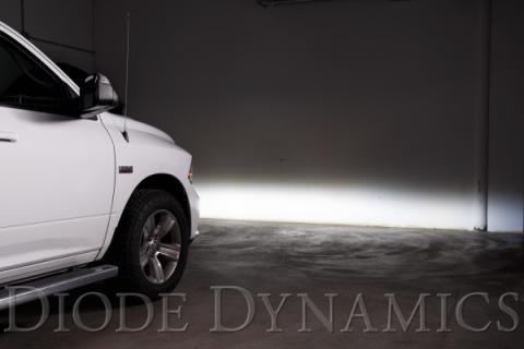 SS3 LED Fog Light Kit for 2013-2018 Ram 1500 White SAE Fog Pro w/ Backlight Diode Dynamics