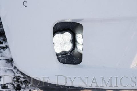 SS3 LED Fog Light Kit for 2013-2018 Ram 1500 Yellow SAE Fog Pro w/ Backlight Diode Dynamics