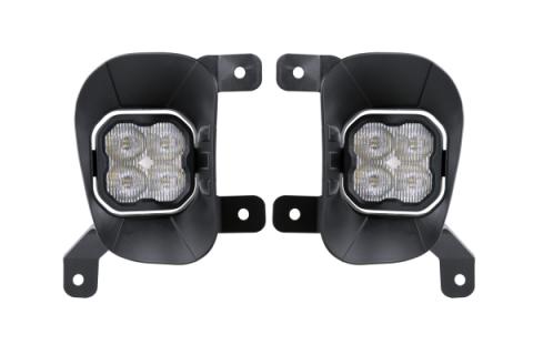 SS3 LED Fog Light Kit for 2019-2021 Ram 1500 Classic White SAE Fog Max w/ Backlight Diode Dynamics