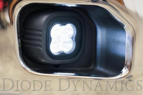 SS3 LED Fog Light Kit for 2011-2016 Ford Super Duty F-250/F-350 White SAE Fog Pro w/ Backlight Diode Dynamics