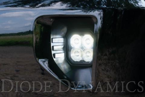 SS3 LED Fog Light Kit for 2016-2018 Chevrolet Silverado 1500 White SAE Fog Pro w/ Backlight Diode Dynamics