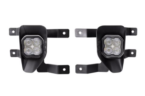 SS3 LED Fog Light Kit for 2019 Chevrolet Silverado 1500 LD White SAE Fog Max w/ Backlight Diode Dynamics