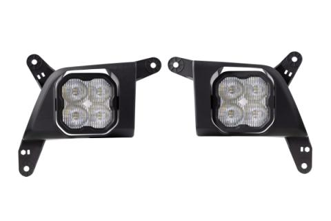 SS3 LED Fog Light Kit for 2019-2021 Chevrolet Silverado 1500 White SAE Fog Sport w/ Backlight Diode Dynamics