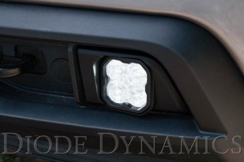 SS3 LED Fog Light Kit for 2019-2021 Chevrolet Silverado 1500 Yellow SAE Fog Pro w/ Backlight Diode Dynamics